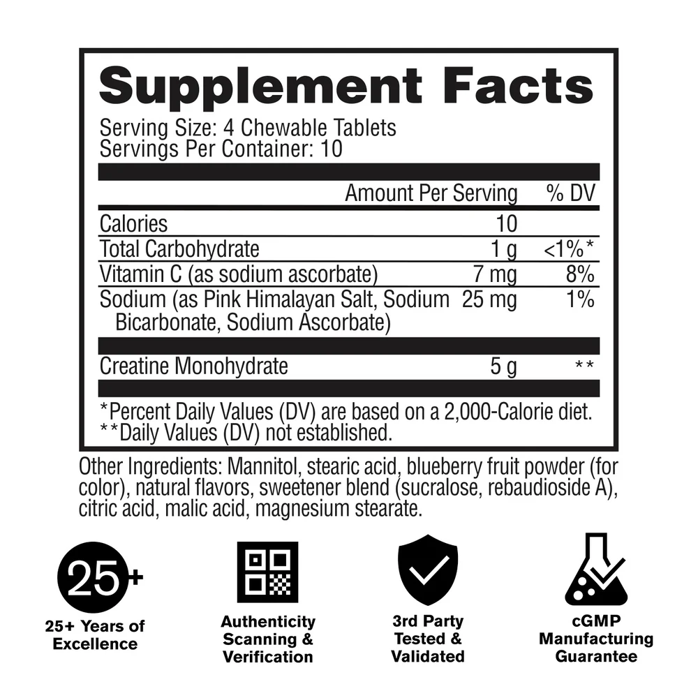 Creatine Chews - 10 Servings - Image 6
