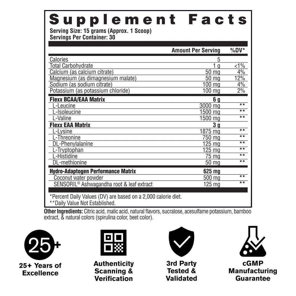 FLEXX EAAs + Hydration – Enhanced Formula - Image 2