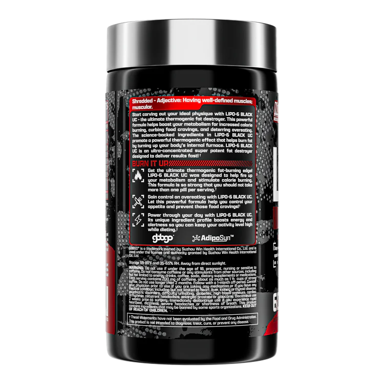 Lipo-6 Black UC - Fast-Acting Liquid Capsule Fat Burner - Image 3