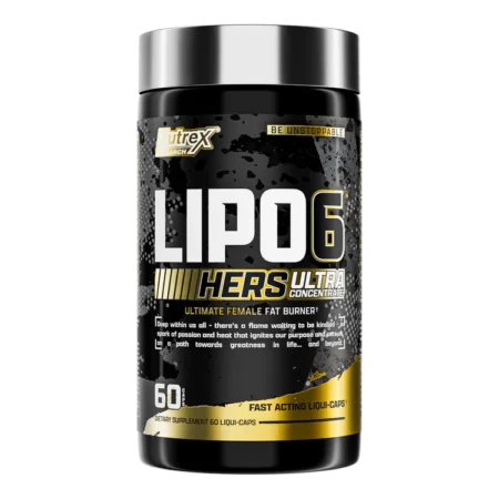 Lipo-6 Hers UC - Fast-Acting Liquid Capsule Fat Burner For Women